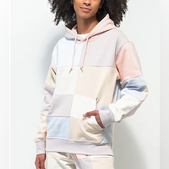 OBEY Lockdown Pastel Colorblock Hoodie and Jogger Set - Picture 3 of 6